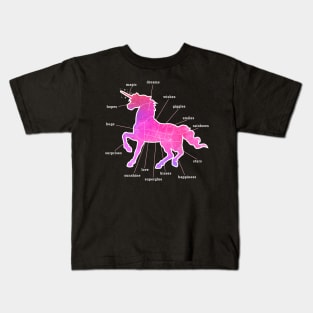 Unicorn Anatomy Kids T-Shirt